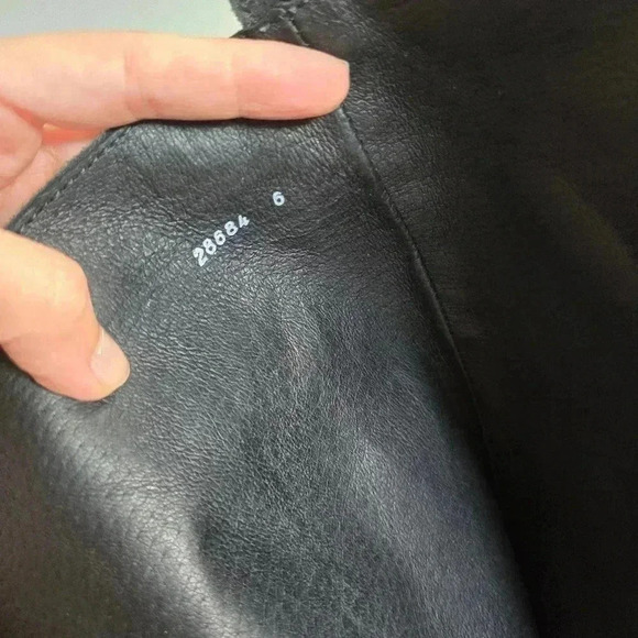 J.Crew Moto Biker Buckle Motorcycle Black Suede Leather Boots size 6 - Picture 9 of 15